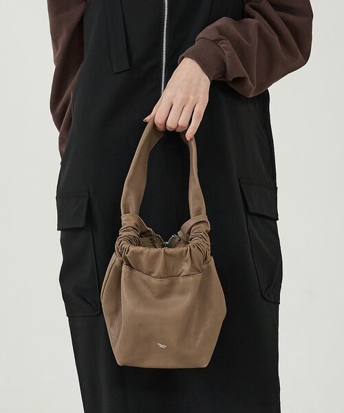 Rouge vif la cle / ルージュ・ヴィフ ラクレ ハンドバッグ | 【blancle/ブランクレ】ミニワンハンドルバッグ/LIGHT LEATHER | 詳細12