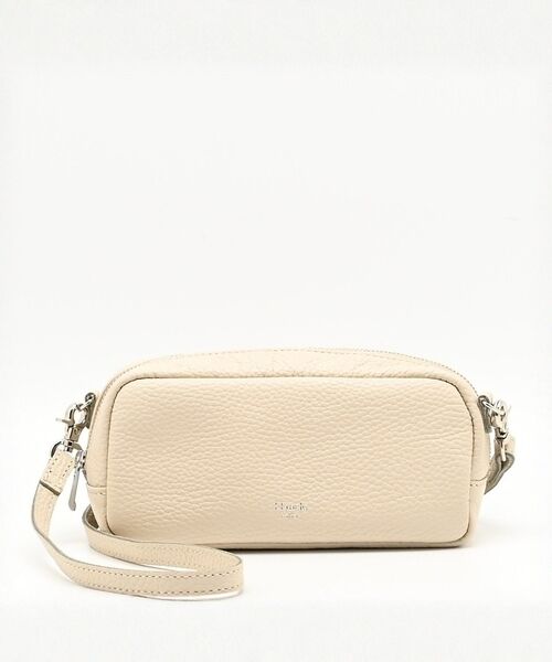 Rouge vif la cle / ルージュ・ヴィフ ラクレ ショルダーバッグ | 【blancle/ブランクレ】レザーボックスショルダーバッグ/bc1395/レザ（ライトベージュ）