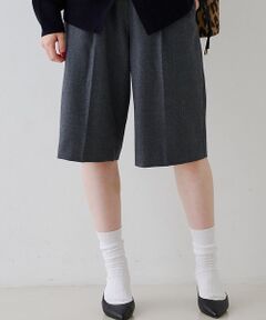Rouge vif la cle / ルージュ・ヴィフ ラクレ ショート・ハーフ・半端丈パンツ | ウールショートパンツ【予約】