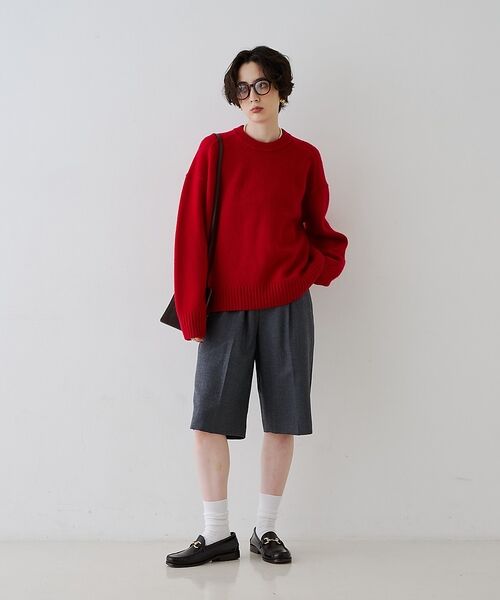 Rouge vif la cle / ルージュ・ヴィフ ラクレ ショート・ハーフ・半端丈パンツ | ウールショートパンツ【予約】 | 詳細12