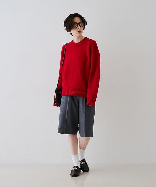 Rouge vif la cle / ルージュ・ヴィフ ラクレ ショート・ハーフ・半端丈パンツ | ウールショートパンツ【予約】 | 詳細13
