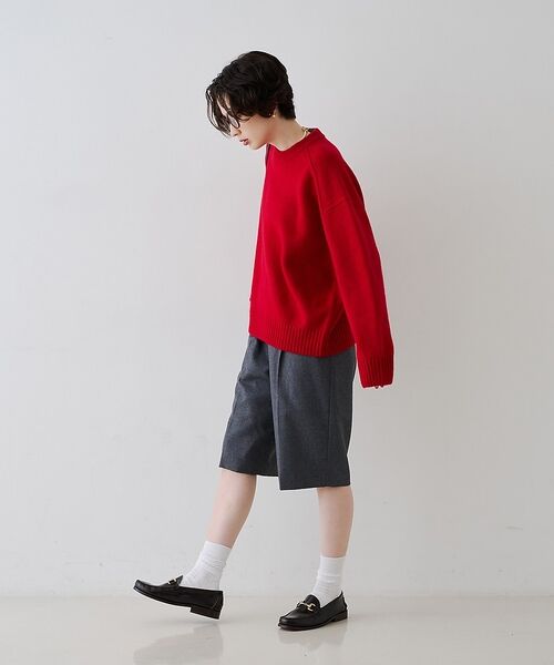 Rouge vif la cle / ルージュ・ヴィフ ラクレ ショート・ハーフ・半端丈パンツ | ウールショートパンツ【予約】 | 詳細14