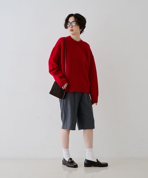 Rouge vif la cle / ルージュ・ヴィフ ラクレ ショート・ハーフ・半端丈パンツ | ウールショートパンツ【予約】 | 詳細17