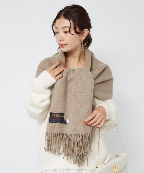 Rouge vif la cle / ルージュ・ヴィフ ラクレ マフラー・ショール・スヌード・ストール | 【人気追加 / 2026AW新作 / TWEEDMILL / ツイードミル】大判 | 詳細22
