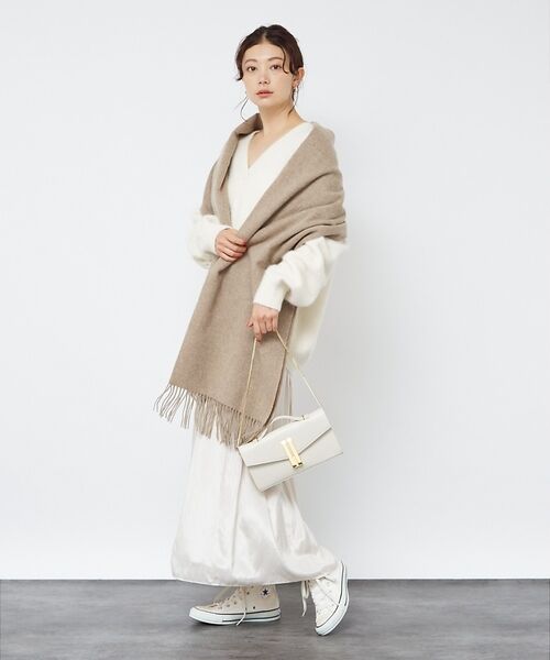 Rouge vif la cle / ルージュ・ヴィフ ラクレ マフラー・ショール・スヌード・ストール | 【人気追加 / 2026AW新作 / TWEEDMILL / ツイードミル】大判 | 詳細24