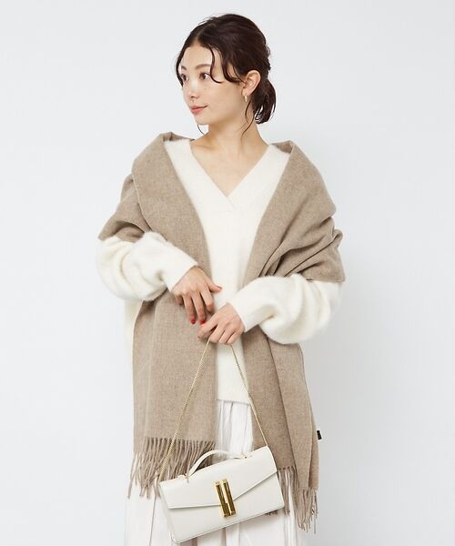Rouge vif la cle / ルージュ・ヴィフ ラクレ マフラー・ショール・スヌード・ストール | 【人気追加 / 2026AW新作 / TWEEDMILL / ツイードミル】大判 | 詳細25