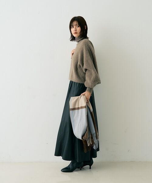 Rouge vif la cle / ルージュ・ヴィフ ラクレ マフラー・ショール・スヌード・ストール | 【人気追加 / 2026AW新作 / TWEEDMILL / ツイードミル】大判 | 詳細7