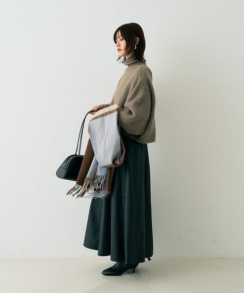 Rouge vif la cle / ルージュ・ヴィフ ラクレ マフラー・ショール・スヌード・ストール | 【人気追加 / 2026AW新作 / TWEEDMILL / ツイードミル】大判 | 詳細8