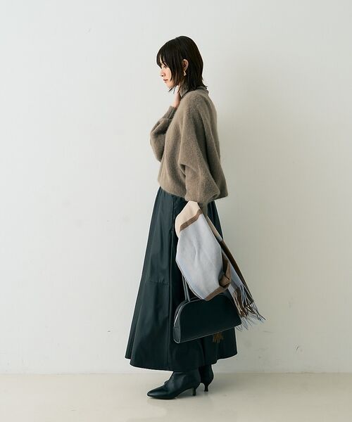 Rouge vif la cle / ルージュ・ヴィフ ラクレ マフラー・ショール・スヌード・ストール | 【人気追加 / 2026AW新作 / TWEEDMILL / ツイードミル】大判 | 詳細9