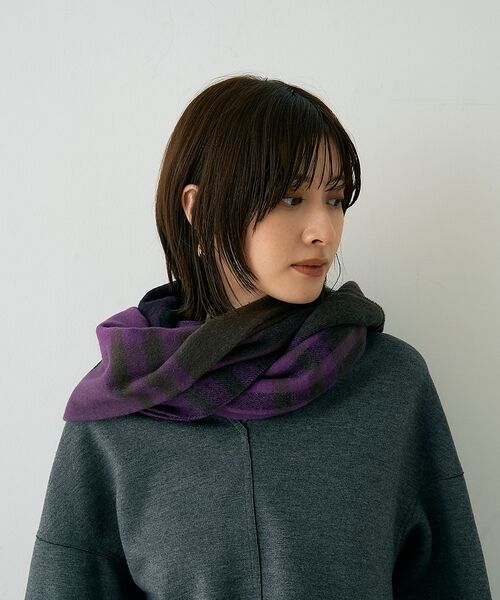 Rouge vif la cle / ルージュ・ヴィフ ラクレ マフラー・ショール・スヌード・ストール | 【人気追加 / 2026AW新作 / TWEEDMILL / ツイードミル】大判 | 詳細26