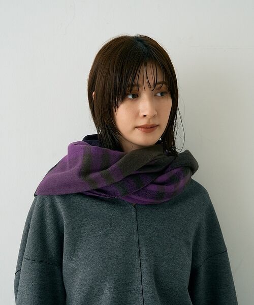 Rouge vif la cle / ルージュ・ヴィフ ラクレ マフラー・ショール・スヌード・ストール | 【人気追加 / 2026AW新作 / TWEEDMILL / ツイードミル】大判 | 詳細27
