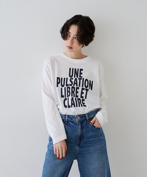 Rouge vif la cle / ルージュ・ヴィフ ラクレ Tシャツ | ロゴ＆フォトロングスリーブTシャツ【予約】 | 詳細1
