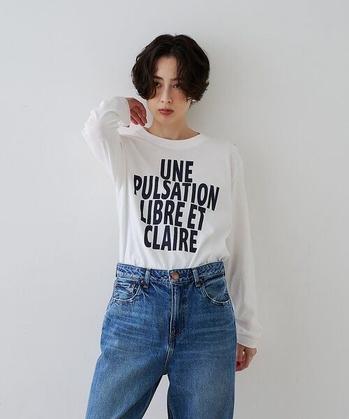 Rouge vif la cle / ルージュ・ヴィフ ラクレ Tシャツ | ロゴ＆フォトロングスリーブTシャツ【予約】 | 詳細2