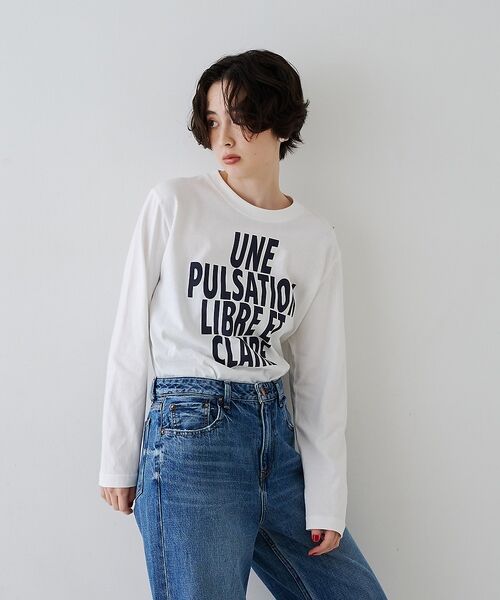Rouge vif la cle / ルージュ・ヴィフ ラクレ Tシャツ | ロゴ＆フォトロングスリーブTシャツ【予約】 | 詳細5