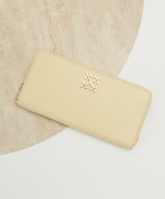 russet / ラシット 財布・コインケース・マネークリップ | モノグラムプレートラウンドジップウォレット