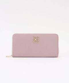russet / ラシット 財布・コインケース・マネークリップ | モノグラムプレートラウンドジップウォレット
