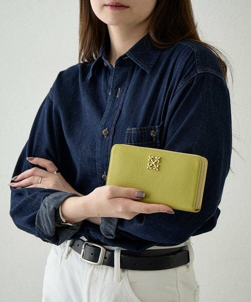 russet / ラシット 財布・コインケース・マネークリップ | モノグラムプレートラウンドジップウォレット | 詳細22