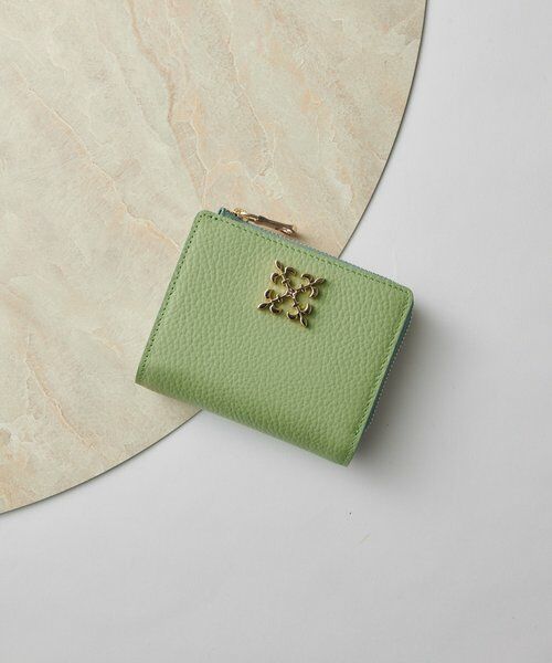 russet / ラシット 財布・コインケース・マネークリップ | モノグラムプレートハーフウォレット（グリーンその他2）