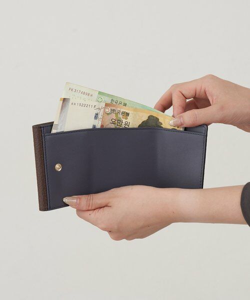 モノグラムプレート三つ折りウォレット (財布・コインケース モノグラムプレート三つ折りウォレット (財布・コインケース