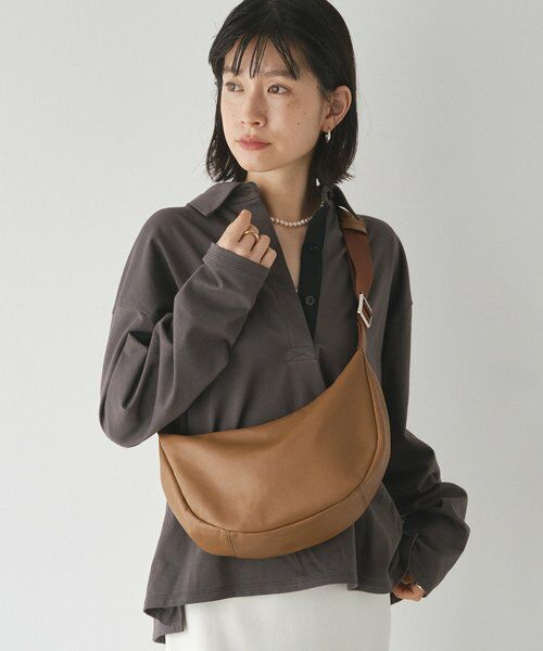 ショルダー人気NO.1］【名品】ソフトレザーラウンドショルダー