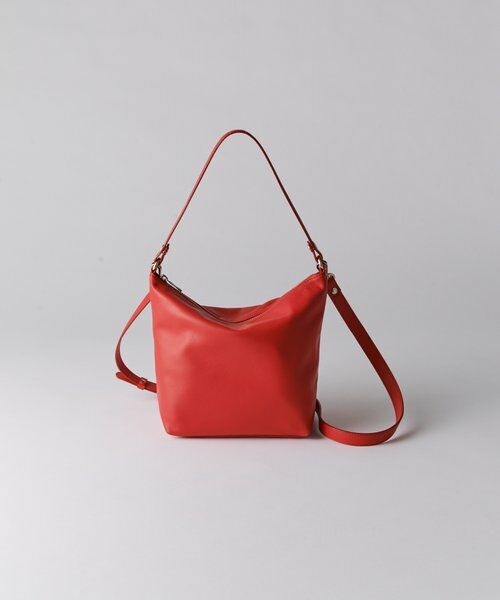 russet / ラシット ショルダーバッグ | ◆シリーズ累計販売点数2万点超◆【名品】ソフトレザーシンプルショルダーバッグ（レッド）