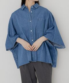 【ANOTHER BRANCH】デニムポンチョシャツ (KS-138)