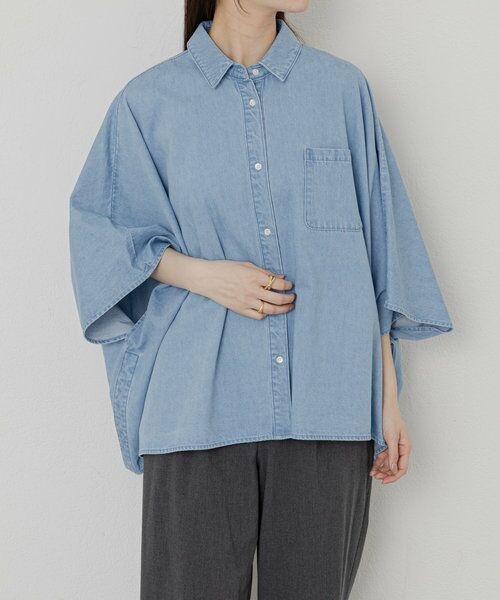 ANOTHER BRANCH】デニムポンチョシャツ (KS-138) （シャツ・ブラウス ...