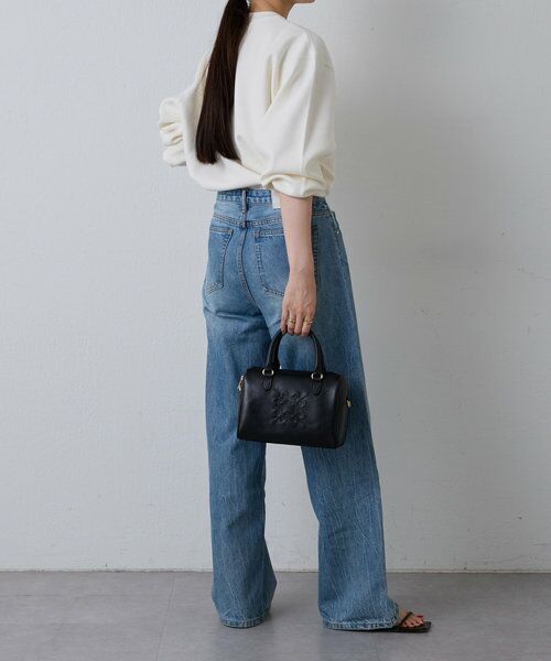500mlペットボトル対応］レザー2wayミニボストンバッグ （トート