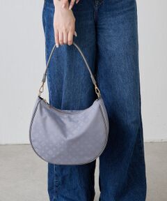順子 八尾 です(*^^*)ラシット　ショルダー　トート　アイスブルー ラシット RUSSET ショルダーバッグ モノグラム 総柄 アイス