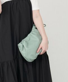 russet / ラシット ショルダーバッグ | レザー巾着4WAYショルダーバッグ