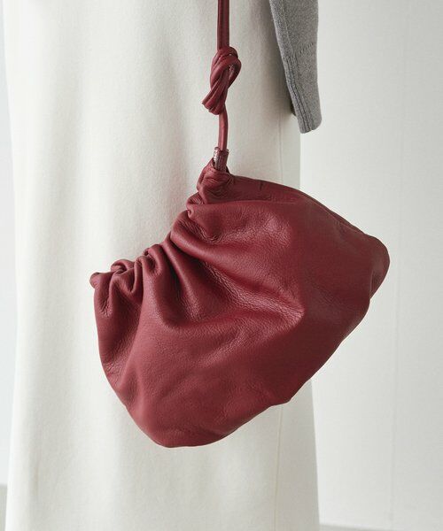 名品】4wayレザー巾着ショルダーバッグ［chi企画］ （ショルダー