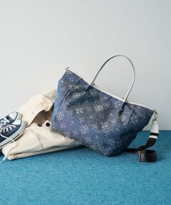  【Denim jacquard】2wayトートバッグ