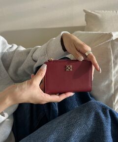 russet / ラシット 財布・コインケース・マネークリップ | ミニモノグラムプレートハーフウォレット