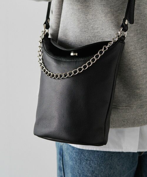 セール】 チェーンミニショルダーバッグ［Black］ （ショルダー
