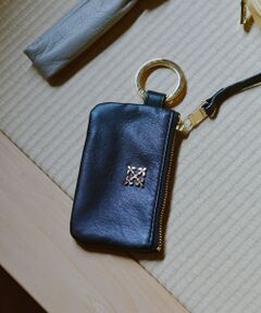 russet / ラシット その他小物 | カラビナ付き ソフトレザーマルチケース