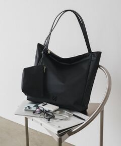 ［410g/A4対応］ポーチ付きナイロンビッグトートバッグ