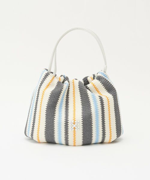 ロラライハリス♡ターコイズブルーベルベット♡刺繍の丸い巾着ショルダーバッグ ロラライハリス♡ターコイズブルーベルベット♡刺繍の丸い巾着