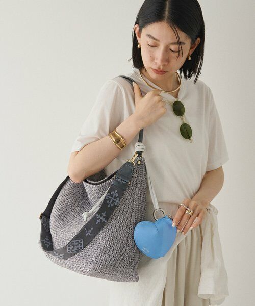 モノグラムテープ カゴ2wayバッグ （ショルダーバッグ）｜russet