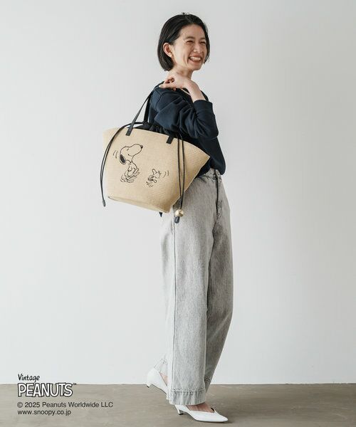 russet / ラシット トートバッグ | 【PEANUTS×russetコラボ第二弾】カゴトートバッグ大 | 詳細5