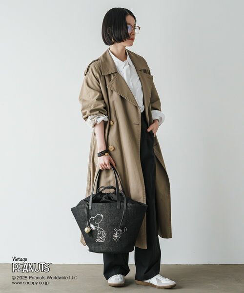 russet / ラシット トートバッグ | 【PEANUTS×russetコラボ第二弾】カゴトートバッグ大 | 詳細24