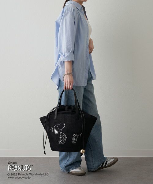 russet / ラシット トートバッグ | 【PEANUTS×russetコラボ第二弾】カゴトートバッグ大 | 詳細26