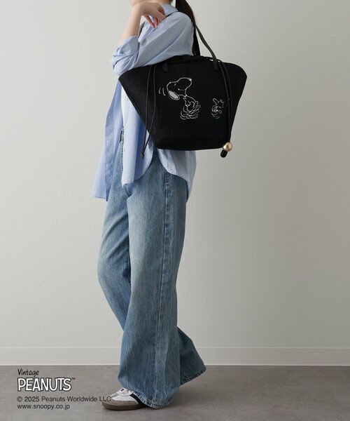 russet / ラシット トートバッグ | 【PEANUTS×russetコラボ第二弾】カゴトートバッグ大 | 詳細28