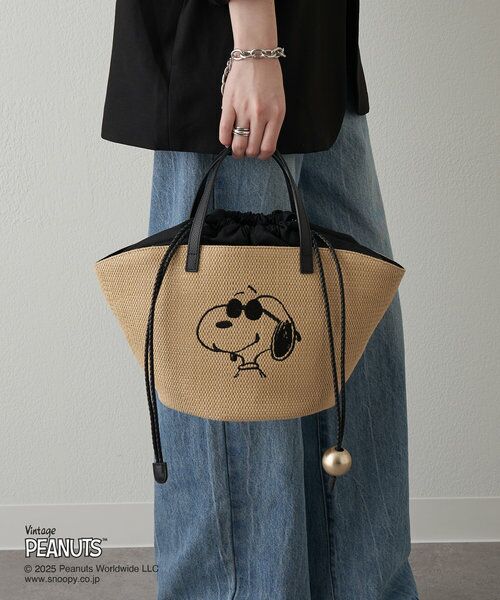 russet / ラシット トートバッグ | 【PEANUTS×russetコラボ第二弾】カゴトートバッグ小 | 詳細11