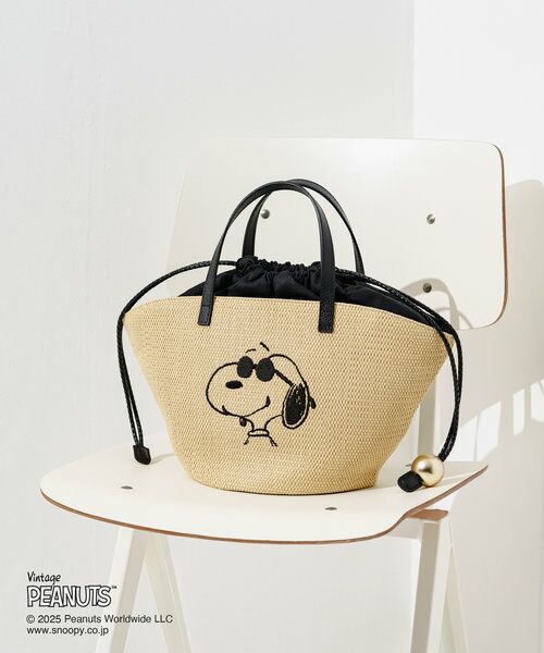 russet / ラシット トートバッグ | 【PEANUTS×russetコラボ第二弾】カゴトートバッグ小 | 詳細2