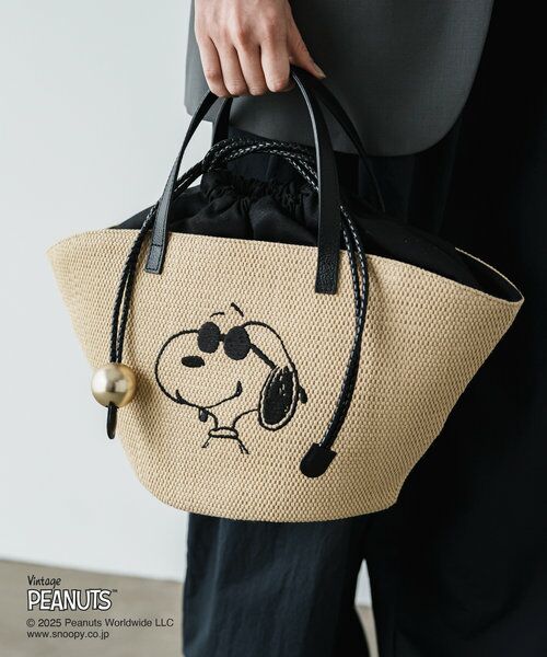 russet / ラシット トートバッグ | 【PEANUTS×russetコラボ第二弾】カゴトートバッグ小 | 詳細5