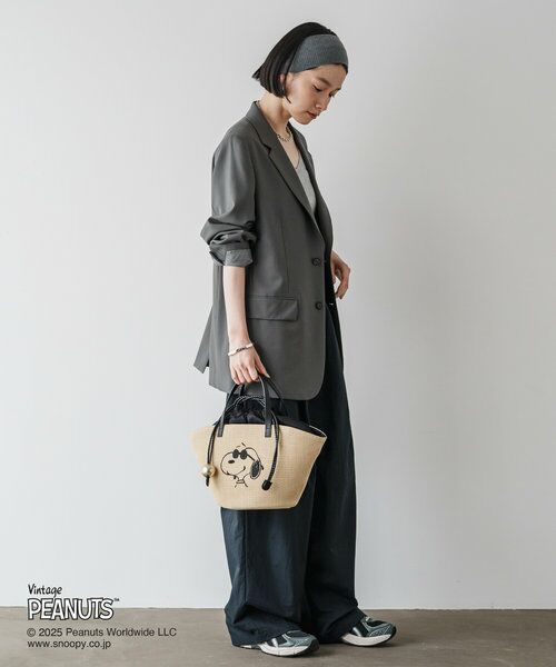 russet / ラシット トートバッグ | 【PEANUTS×russetコラボ第二弾】カゴトートバッグ小 | 詳細6