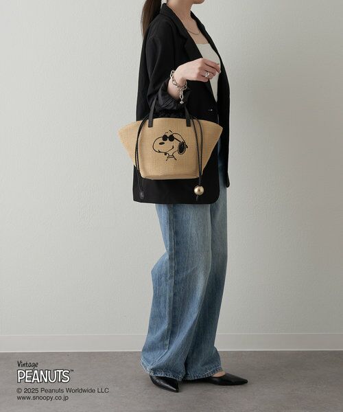セール】 【PEANUTS×russetコラボ第二弾】カゴトートバッグ小