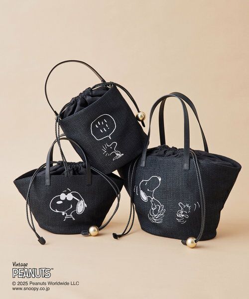 russet×BEARDSLEY カゴトートバッグ　ブラック　Lサイズ BEARDSLEY トートバッグ 「russet×BEARDSLEY」カゴ2wayトート