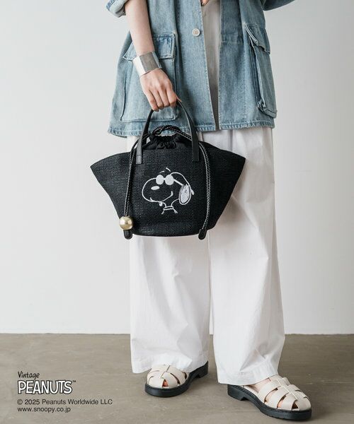 russet / ラシット トートバッグ | 【PEANUTS×russetコラボ第二弾】カゴトートバッグ小 | 詳細16