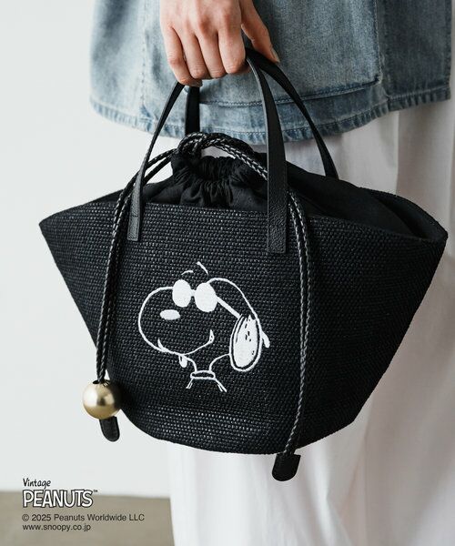 russet / ラシット トートバッグ | 【PEANUTS×russetコラボ第二弾】カゴトートバッグ小 | 詳細17